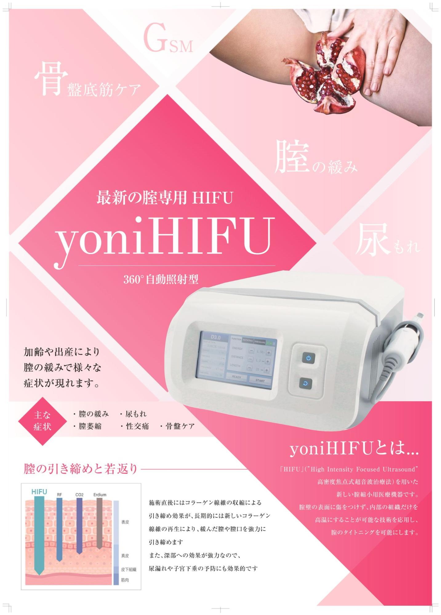 yoniHIFUポスター